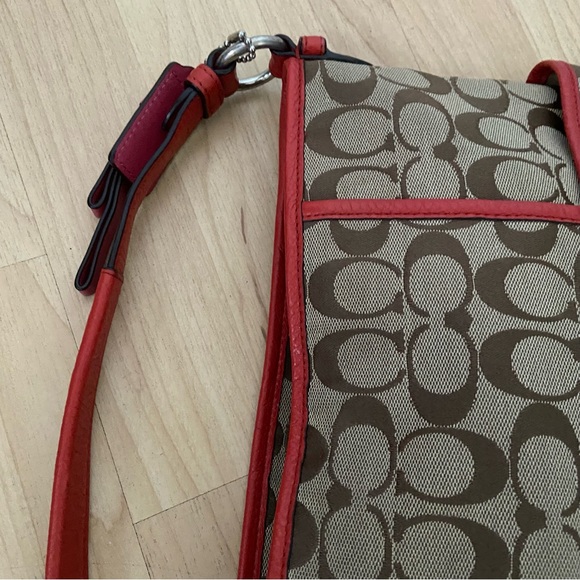 COACH Signature Jacquard Park Hobo Bag Large no body strap Y2K - Picture 12 of 12